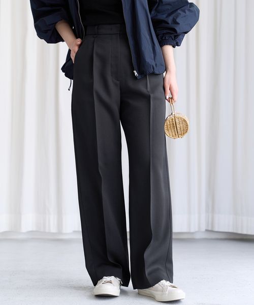 IENA（イエナ）の「endo.clearツイルタックパンツ（スラックス