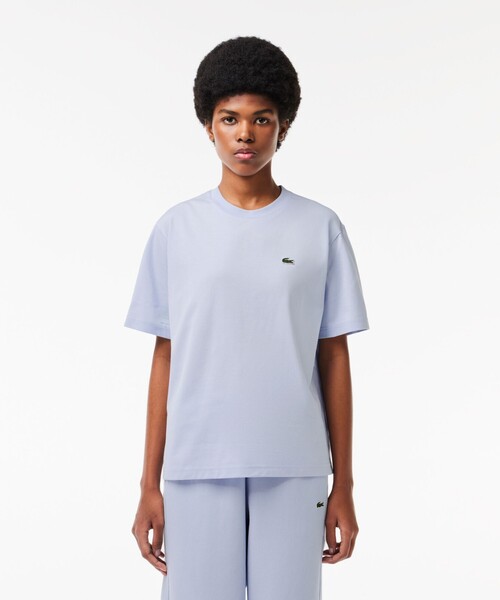 LACOSTE / ラコステ ハイクオリティ ピマコットン仕立て ワンポイントソフトタッチ半袖Tシャツ LACOSTE｜ハイクオリティ ピマコットン仕立て ワンポイント