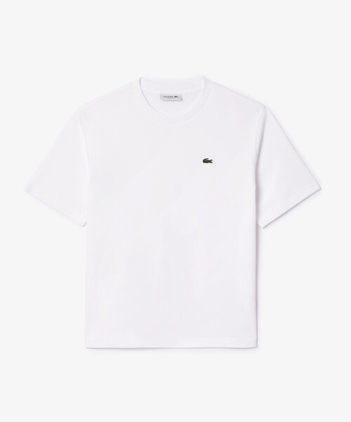 tシャツ ハイクオリティ ピマコットン仕立て ワンポイントソフトタッチ半袖Tシャツ レディース LACOSTE｜ハイクオリティ ピマコットン仕立て ワンポイント