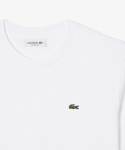 LACOSTE(ラコステ)の「ハイクオリティ ピマコットン仕立て ワンポイントソフトタッチ半袖Tシャツ(Tシャツ/カットソー・レディース・ブラック/ライトブルー/ピンク/ホワイト/ピンクベージュ/グレー・34/38/36/40/42)」の18枚目の写真
