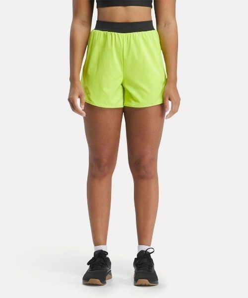 Reebok(リーボック)の「ラックス ウーブン ショーツ / LUX WOVEN SHORT(その他パンツ・レディース・イエロー/ピンク/ブラック・LARGE/MEDIUM/SMALL/XX-LARGE/X-LARGE/X-SMALL)」の1枚目の写真
