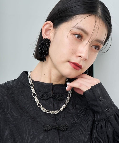 HARE(ハレ)の「ショートラリエットネックレス(HARE)(ネックレス・レディース・ゴールド/シルバー・FREE)」の4枚目の写真