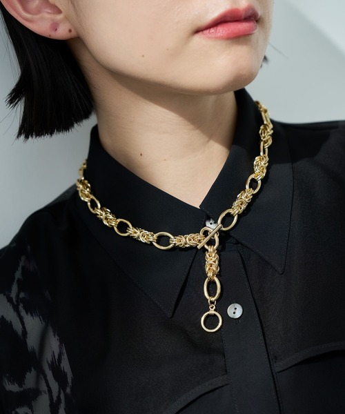 HARE(ハレ)の「ショートラリエットネックレス(HARE)(ネックレス・レディース・ゴールド/シルバー・FREE)」の13枚目の写真