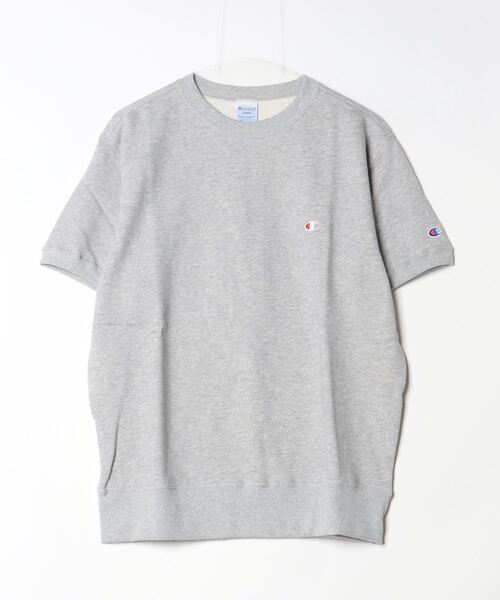 Champion(チャンピオン)の「チャンピオン SHORT SLEEVE CREW NECK SWEATSHIRT_(スウェット・メンズ・グレー/ネイビー/ホワイト・S/M/L/LL)」の3枚目の写真