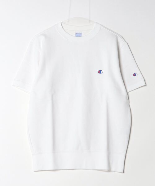 Champion(チャンピオン)の「チャンピオン SHORT SLEEVE CREW NECK SWEATSHIRT_(スウェット・メンズ・グレー/ネイビー/ホワイト・S/M/L/LL)」の2枚目の写真