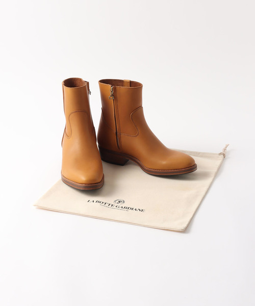 La Botte Gardiane(ラボッタガルディエーヌ)の「【La Botte Gardiane / ラ ボット ガルディアン】Western Zip Up Boot(ブーツ・メンズ・キャメル/ホワイト・42/41/40)」の14枚目の写真