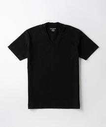 UNITED ARROWS | UAS コットン ポリウレタン Vネック カットソー(Tシャツ/カットソー)