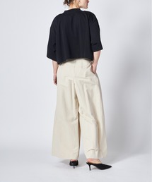 TOGA PULLA Cotton jersey 長袖Tシャツ 白　サイズ38 TOGA PULLA（トーガ プルラ）の「TOGA PULLA Cotton jersey T