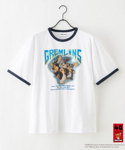 JEANS MATE（ジーンズメイト）の「グレムリン オリジナルデザインTシャツ ギズモ　ドロップショルダー ビッグシルエット　ユニセックス（Tシャツ/カットソー・メンズ・ブルー系その他/グレー系その他2/ベージュ系その他/ホワイト系その他2・X-LARGE/LARGE/SMALL/MEDIUM）」の6枚目の写真