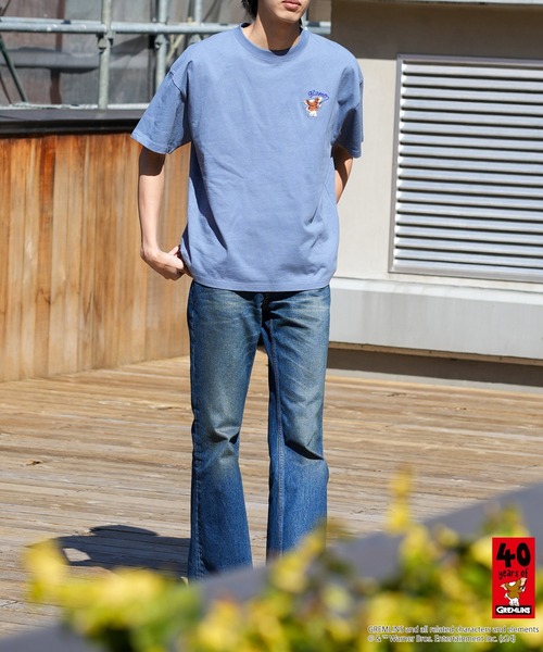 JEANS MATE（ジーンズメイト）の「グレムリン オリジナルデザインTシャツ ギズモ　ドロップショルダー ビッグシルエット　ユニセックス（Tシャツ/カットソー・メンズ・ブルー系その他/グレー系その他2/ベージュ系その他/ホワイト系その他2・X-LARGE/LARGE/SMALL/MEDIUM）」の15枚目の写真