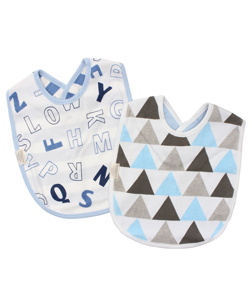 B:MING by BEAMS(ビーミングバイビームス)の「ビーミング by ビームス / リバーシブルスタイ 2枚セット(スタイ/よだれかけ・キッズ・ピンク/サックスブルー/ブルー・ONE SIZE)」の2枚目の写真