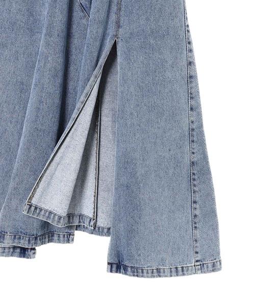 rokh（ロク）の「rokh FLAP DETAILED DENIM ASYMMETRIC SKIRT R2CA179