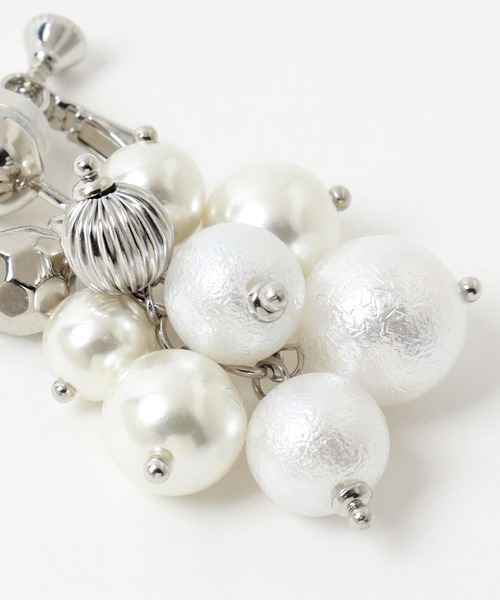 HARE（ハレ）の「パールミックスイヤリング(HARE)（イヤリング・レディース・ホワイト・FREE）」の9枚目の写真