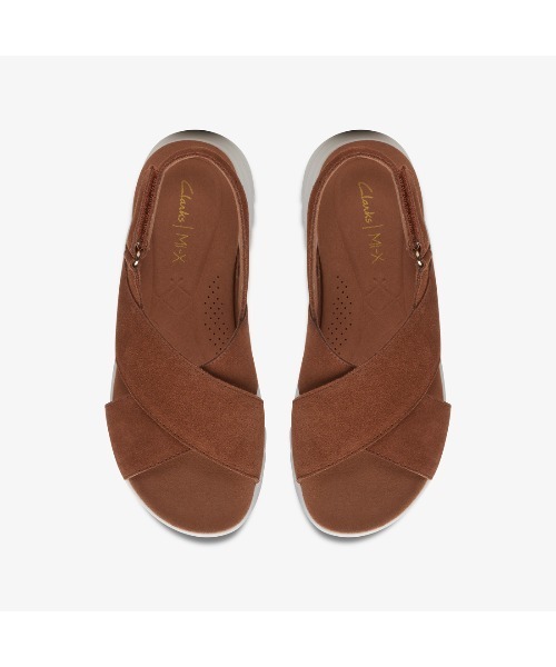 Clarks(クラークス)の「DashLite Wish / ダッシュライトウィッシュ(ダークタンスエード)(サンダル・レディース・ブラウン・UK6/UK4/UK3.5/UK5.5/UK5/UK4.5/UK3)」の6枚目の写真
