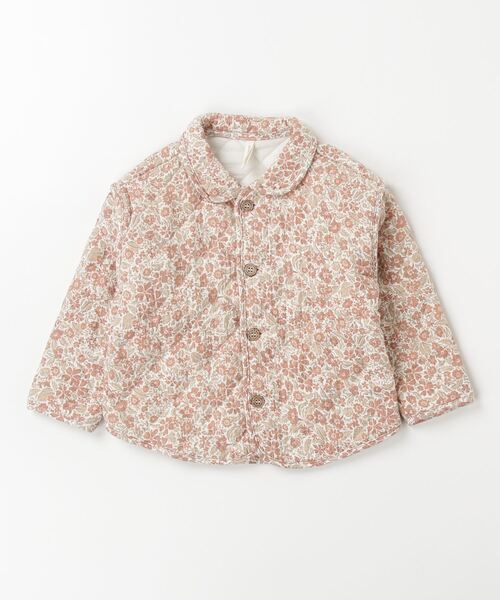 【セール】【Bs】【it】【Quincy Mae】QUILTED JACKET || ROSE GARDEN（その他ベビー用品）｜Quincy Mae（クインシーメイ）