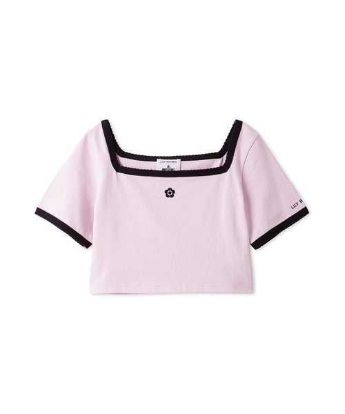 LILY BROWN×MARY QUANT】クロップドTシャツ(Tシャツ
