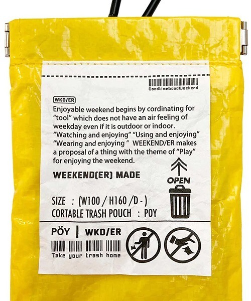 WEEKEND(ER)（ウィークエンダー）の「WEEKEND(ER) ウィークエンダー POY WEEKENDER PE（ポーチ・メンズ・ネイビー/グリーン/イエロー/ホワイト/グレー・FREE）」の12枚目の写真