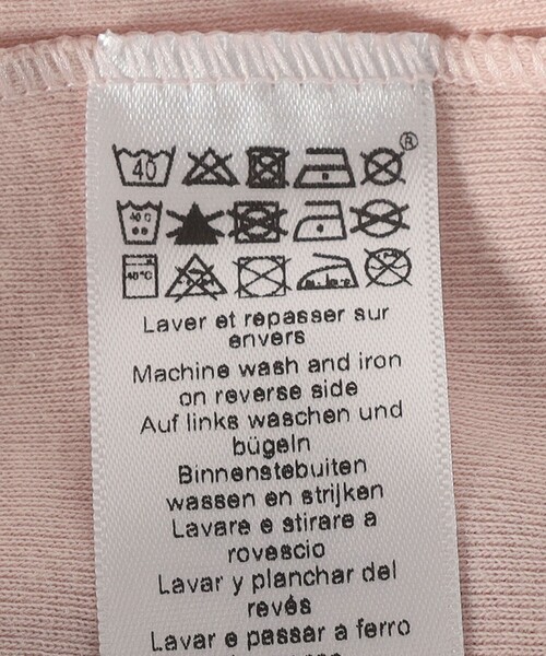 PETIT BATEAU（プチバトー）の「【SHIPS any別注】PETIT BATEAU:〈洗濯機可能〉PARIS プリント コンパクト TEE（Tシャツ/カットソー・レディース・ホワイト/ピンク/ネイビー・ONE SIZE）」の7枚目の写真