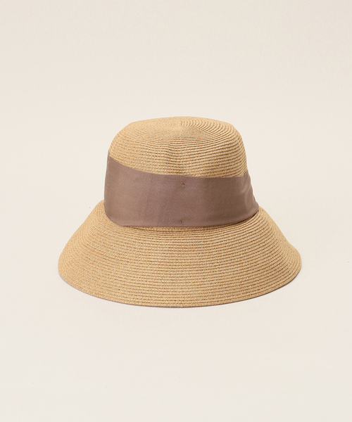 La TOTALITE（ラトータリテ）の「【ODDS/オッズ】リボンハット（ハット・レディース・ベージュ/ブラック・FREE）」の6枚目の写真