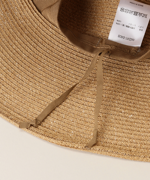 La TOTALITE（ラトータリテ）の「【ODDS/オッズ】リボンハット（ハット・レディース・ベージュ/ブラック・FREE）」の11枚目の写真