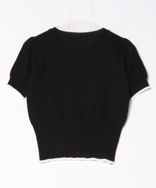 Achic(アシック)の「パールポイントリボンニットトップス(ニット/セーター・レディース・ホワイト/ブラック・M)」の22枚目の写真