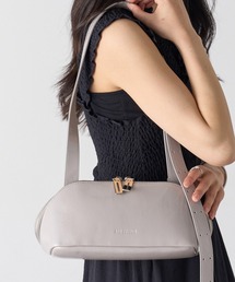 新品未使用　アドカラム　バッグ　グレー B'2nd｜ADD CULUMN(アドカラム) PUFF - CROSSBODY CHAIN