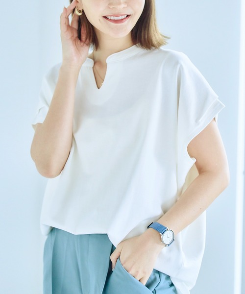 【セール】キーネック ドルマンスリーブカットソー（Tシャツ/カットソー）｜anown（アノン）のファッション通販 - ZOZOTOWN