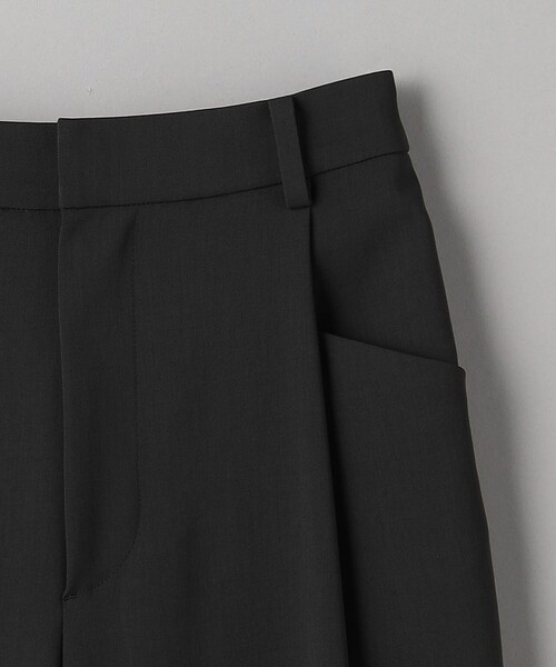 BEAUTY&YOUTH UNITED ARROWS（ビューティーアンドユースユナイテッドアローズ）の「ツイル バックゴム ストレート パンツ 3（スラックス・レディース・ダークグレー/ベージュ・XS/S/M）」の4枚目の写真