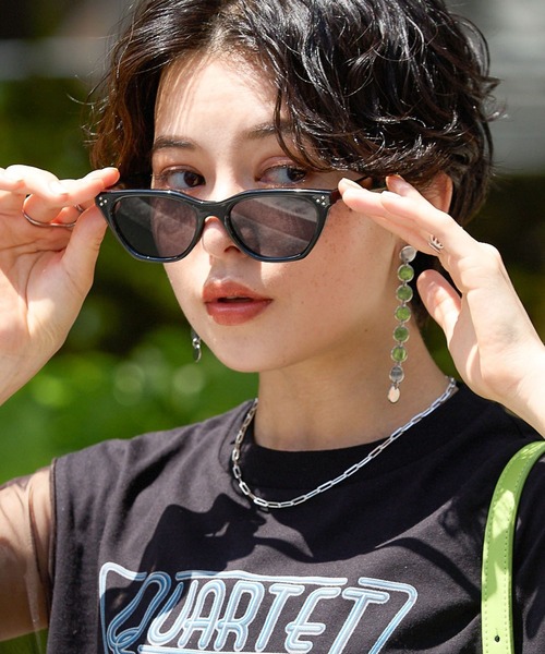 RAGEBLUE（レイジブルー）の「アソートアイウェア（サングラス・レディース・ブラック/その他/ブラック系その他/ライトブルー・FREE）」の3枚目の写真