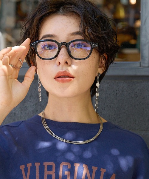 RAGEBLUE（レイジブルー）の「アソートアイウェア（サングラス・レディース・ブラック/その他/ブラック系その他/ライトブルー・FREE）」の7枚目の写真