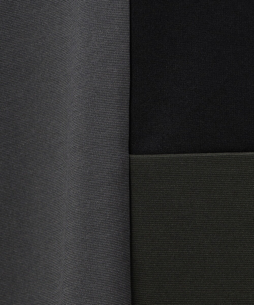 COMME CA ISM（コムサイズム）の「７分袖 カラーブロック パッチワークＴシャツ（Tシャツ/カットソー・メンズ・ホワイト/ブラック/カーキ・MEDIUM/LARGE/X-LARGE）」の5枚目の写真