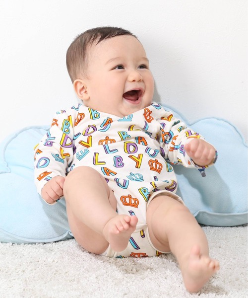 総柄 ボディスーツ 9647B（肌着）｜BABYDOLL（ベビードール）の