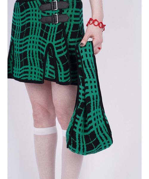 【セール】Skewed Checks Bag(トートバッグ)|PAMEO POSE(パメオポーズ) 【セール】Skewed Checks Bag(トートバッグ)|PAMEO POSE(パメオポーズ)