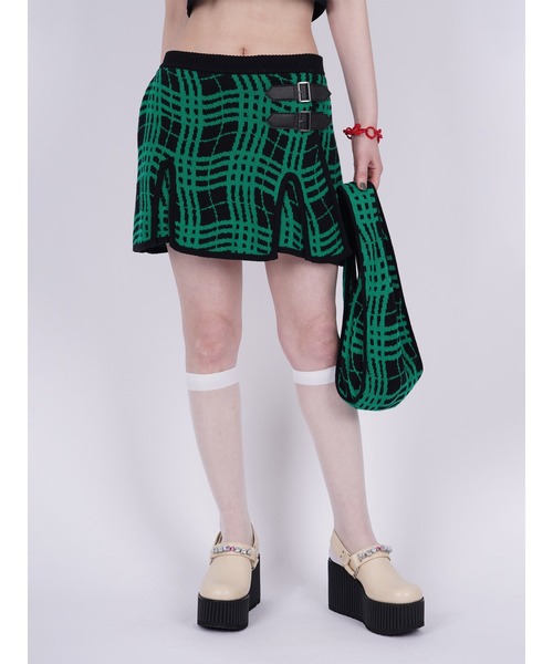 【セール】Skewed Checks Bag(トートバッグ)|PAMEO POSE(パメオポーズ) 【セール】Skewed Checks Bag(トートバッグ)|PAMEO POSE(パメオポーズ)