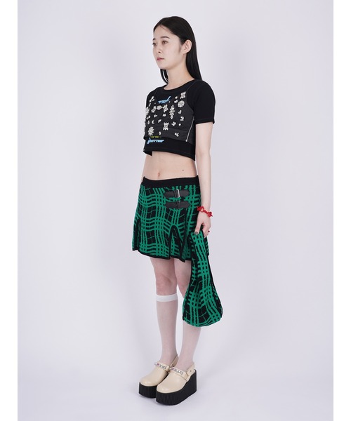【セール】Skewed Checks Bag(トートバッグ)|PAMEO POSE(パメオポーズ) 【セール】Skewed Checks Bag(トートバッグ)|PAMEO POSE(パメオポーズ)