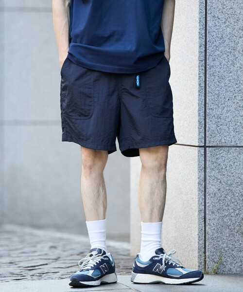 KAVU(カブー)の「KAVU(カブー)別注ベルト付きショーツ(その他パンツ・メンズ・オリーブ/ネイビー・M/L/XL)」の2枚目の写真