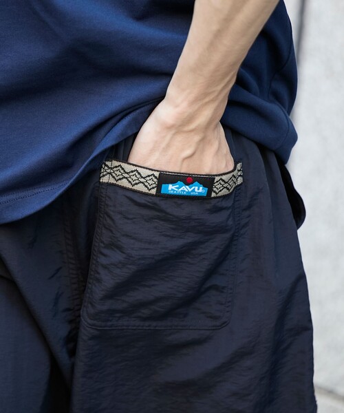 KAVU(カブー)の「KAVU(カブー)別注ベルト付きショーツ(その他パンツ・メンズ・オリーブ/ネイビー・M/L/XL)」の18枚目の写真