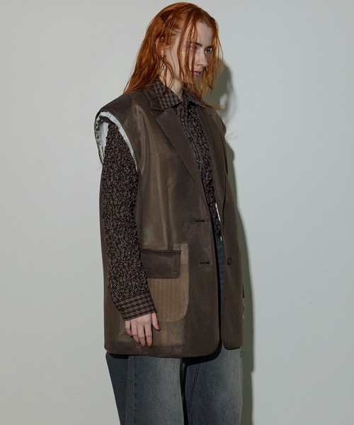 MAISON SPECIAL ジャケット テーラードジャケット See-through