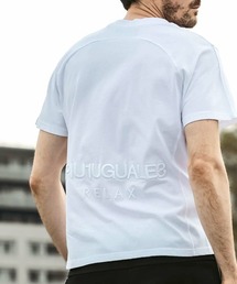 1PIU1UGUALE3 RELAX(ウノピゥウノウグァーレトレ リラックス)バック刺繍ロゴ半袖Tシャツ