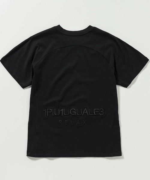 1PIU1UGUALE3 RELAX (ウノピゥウノウグァーレトレ リラックス)の「1PIU1UGUALE3 RELAX(ウノピゥウノウグァーレトレ リラックス)バック刺繍ロゴ半袖Tシャツ(Tシャツ/カットソー・メンズ・ホワイト/ブラック・S/M/L/XL/XXL)」の16枚目の写真
