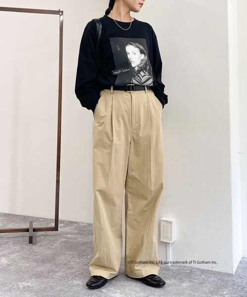 fredy emue（フレディエミュ）の「【GOOD ROCK SPEED/グッドロックスピード】LIFE PHOTO ロンT（Tシャツ/カットソー・レディース・ライトグレー/ブラック/オフホワイト・FREE）」の10枚目の写真