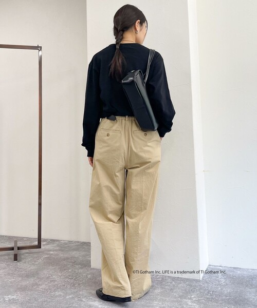 fredy emue（フレディエミュ）の「【GOOD ROCK SPEED/グッドロックスピード】LIFE PHOTO ロンT（Tシャツ/カットソー・レディース・ライトグレー/ブラック/オフホワイト・FREE）」の7枚目の写真