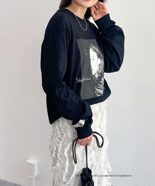 fredy emue（フレディエミュ）の「【GOOD ROCK SPEED/グッドロックスピード】LIFE PHOTO ロンT（Tシャツ/カットソー・レディース・ライトグレー/ブラック/オフホワイト・FREE）」の22枚目の写真