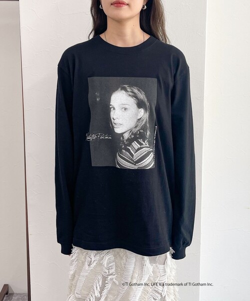 fredy emue（フレディエミュ）の「【GOOD ROCK SPEED/グッドロックスピード】LIFE PHOTO ロンT（Tシャツ/カットソー・レディース・ライトグレー/ブラック/オフホワイト・FREE）」の16枚目の写真