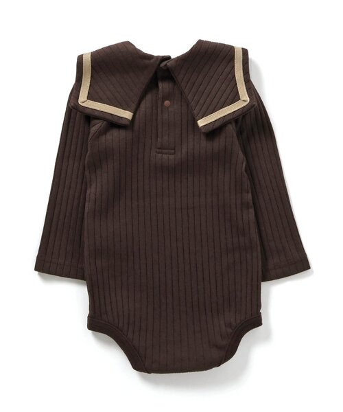 apres les cours(アプレレクール)の「セーラー衿ボディスーツ(ロンパース・キッズ・ブルー/アイボリー/ブラウン・70/80)」の19枚目の写真