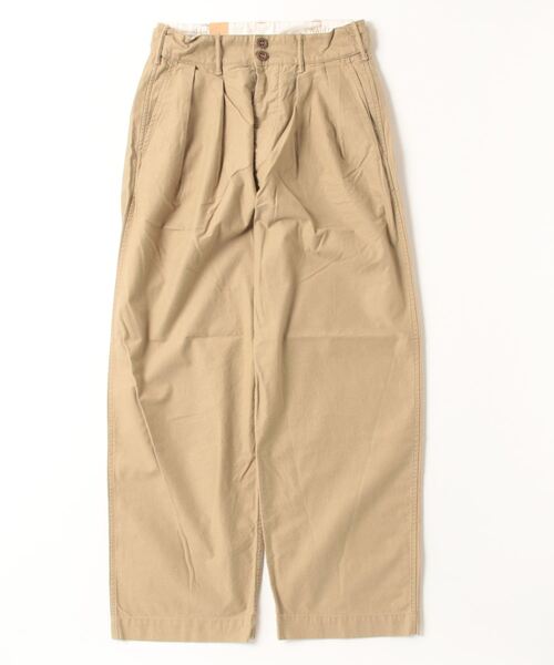 RRL（ダブル アール エル）の「プリーテッド チノ パンツ