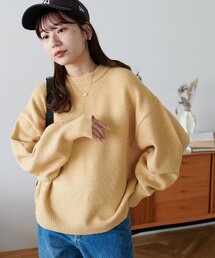 【WEB限定】モヘヤタッチラメニット