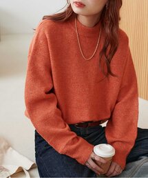 【WEB限定】モヘヤタッチラメニット