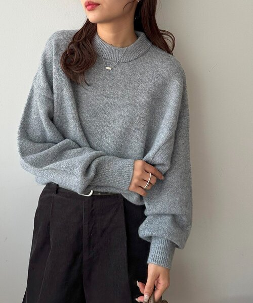 セール】【新色追加!/WEB限定】モヘヤタッチラメニット（ニット