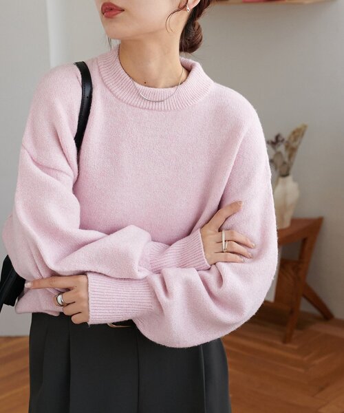 セール】【新色追加!/WEB限定】モヘヤタッチラメニット（ニット